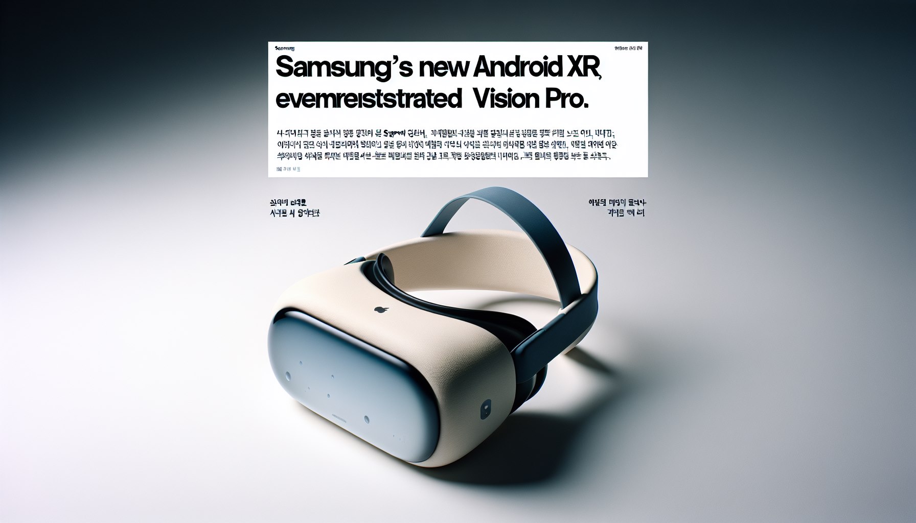 삼성의 새로운 안드로이드 XR 헤드셋, 모두가 Apple Vision Pro를 과소평가했음을 보여주다