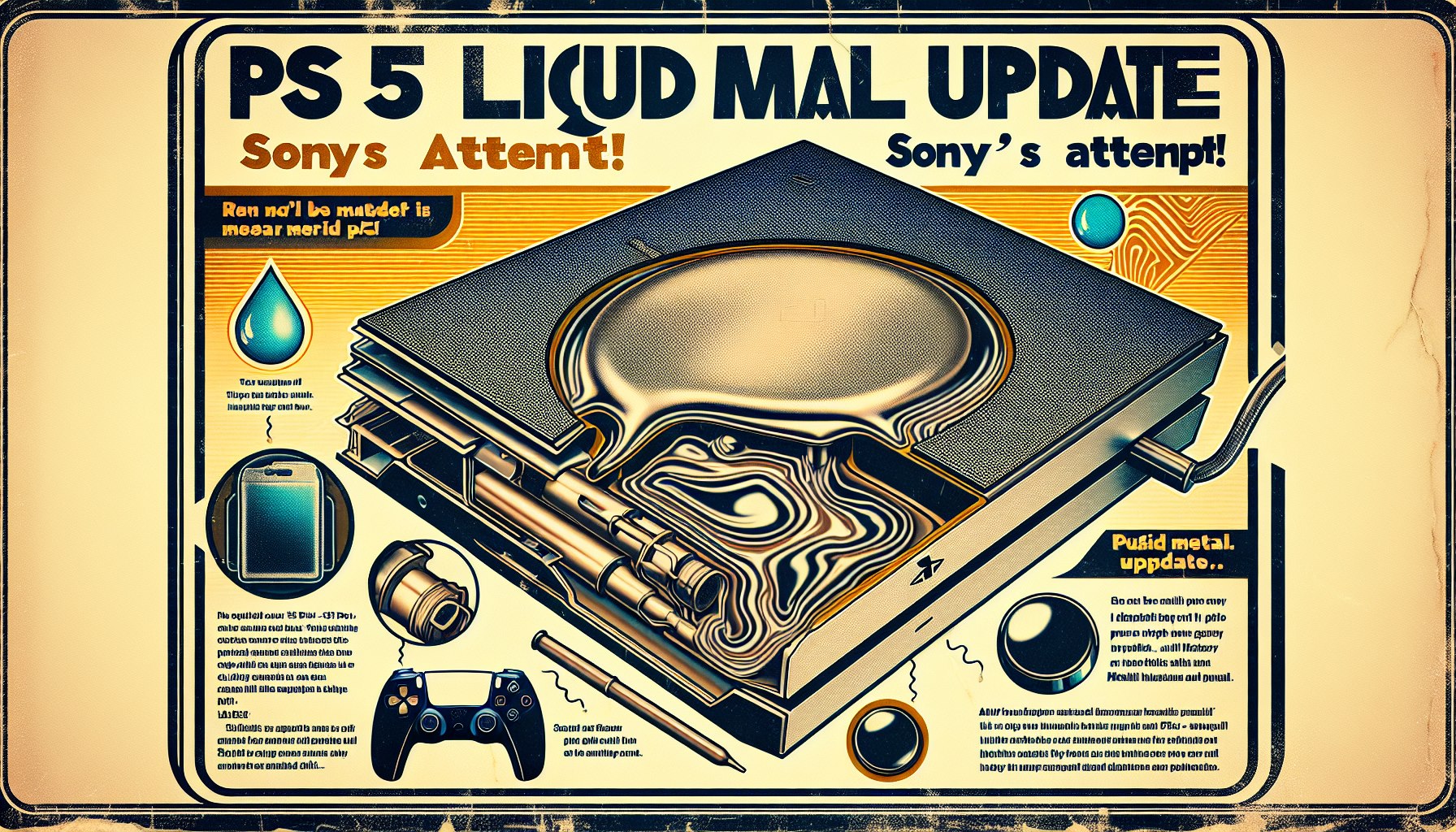 PS5 Pro의 액체 금속 업데이트: 소니의 새로운 시도!